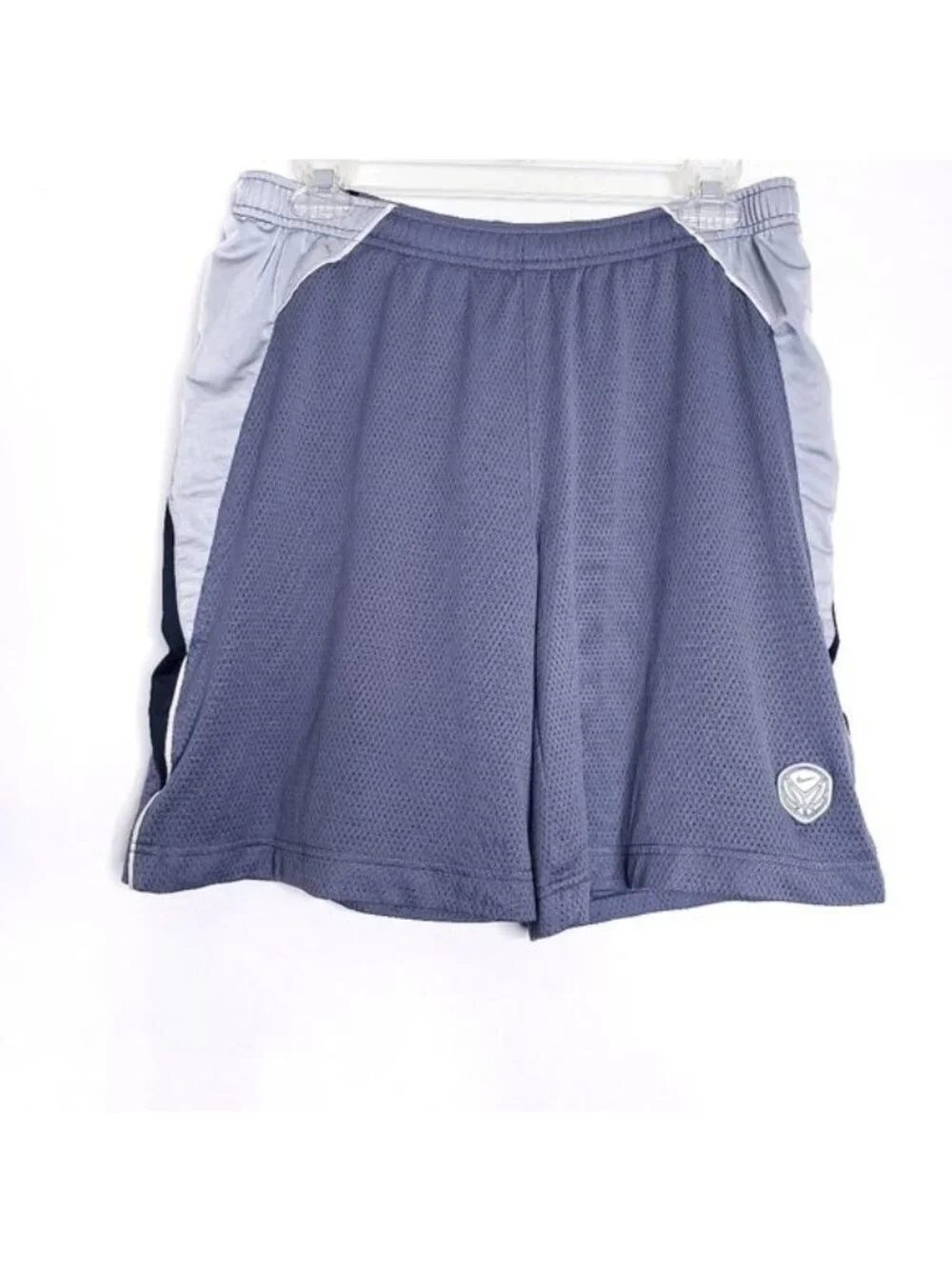 Nike Gray Basketball Pull On Drawstring Athletic Shorts Boys Youth Size Large